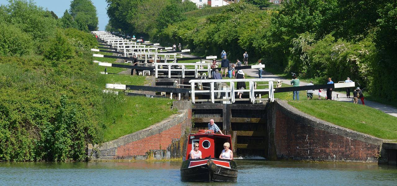 Locks on the canal