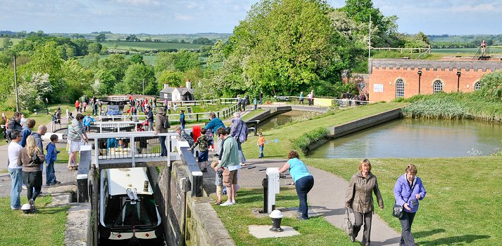 Foxton locks canal boat holiday