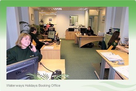 Waterways Holidays Booking Boating Holidays Booking Office