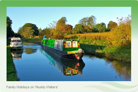 Family canal boat hire in Oxfordshire on Muddy Waters