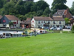 Waterfront pub at Coltishall on the Norfolk Broads