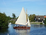 sailing yacht on the Broads