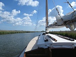 picturesque skies on the Norfolk Broads