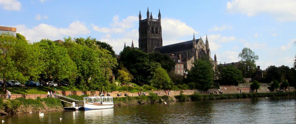 Worcester Cathedral River Severn