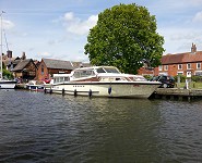 Cruiser on the Norfolk Broads