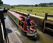 Lock on the River Wey