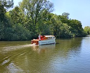 Traditional wooden cruiser