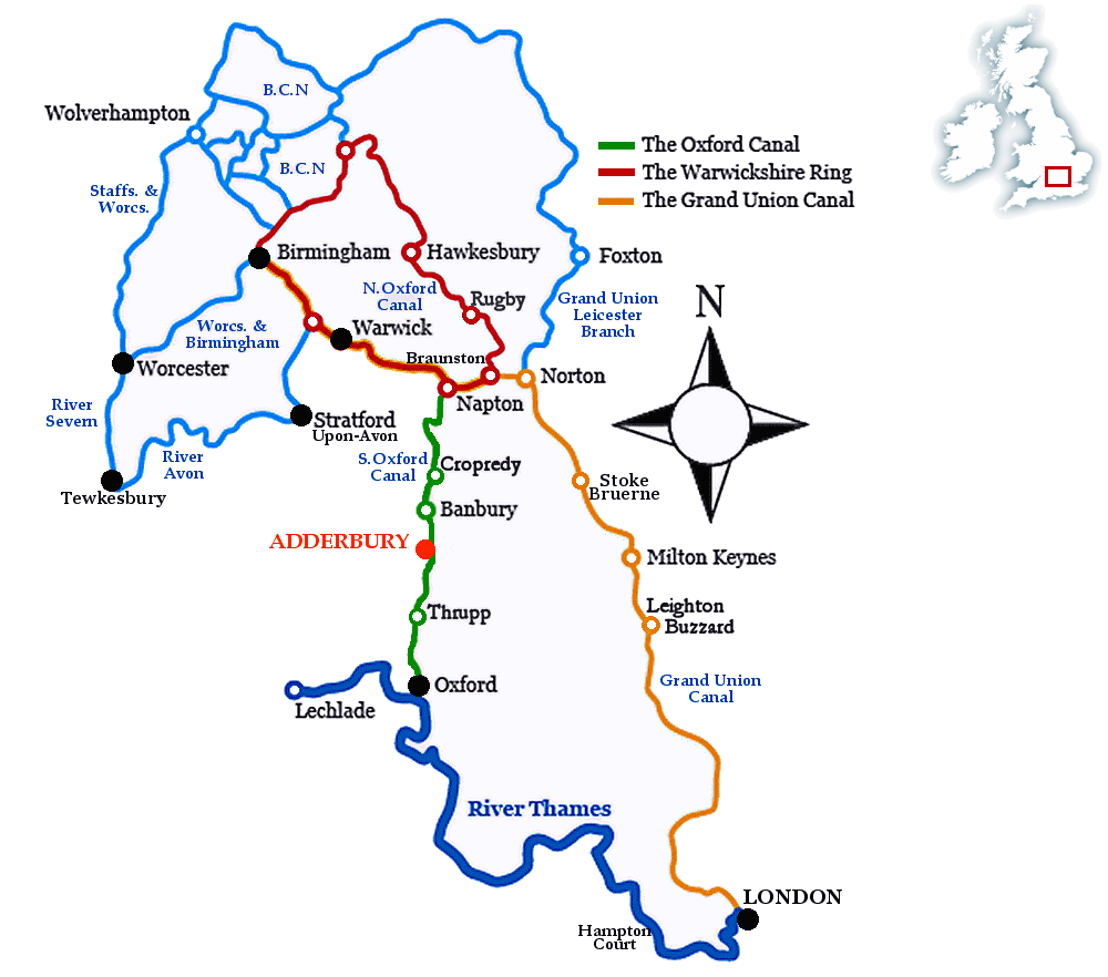 Adderbury map
