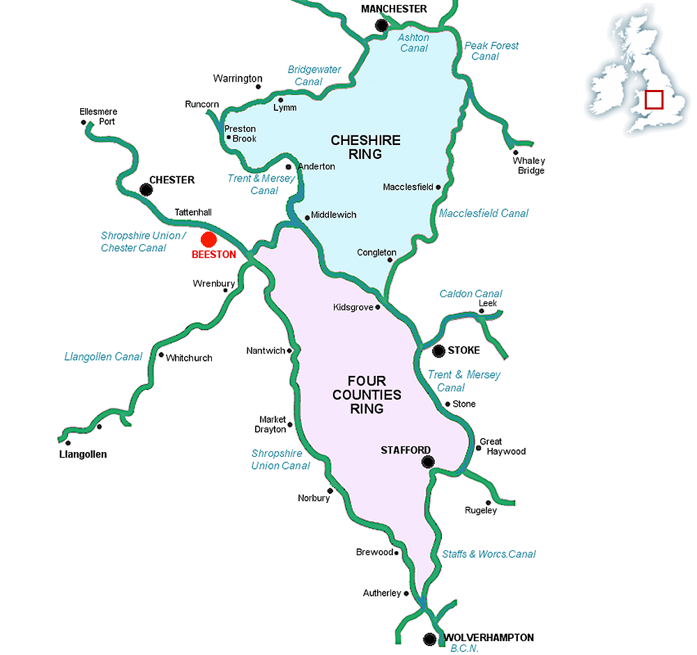 Beeston map