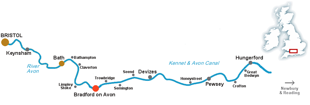 Bradford-on-Avon map