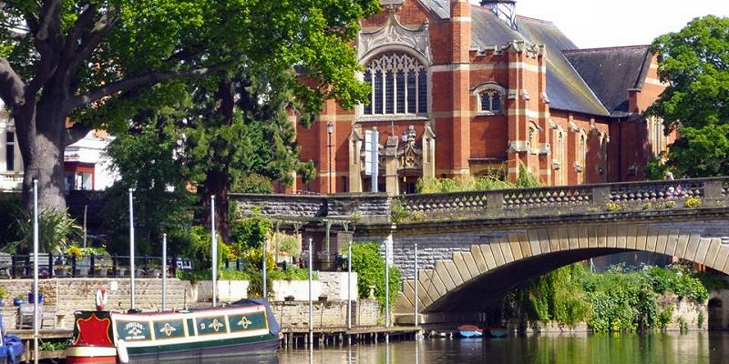 Evesham on the River Avon