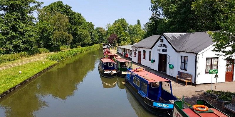 Farncombe Boat House on the River Wey