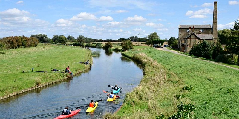 Canoeing in the Fens