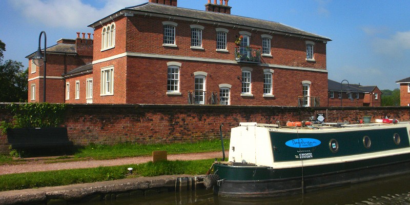 Stone on the Trent & Mersey Canal