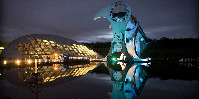 Falkirk Wheel at Night