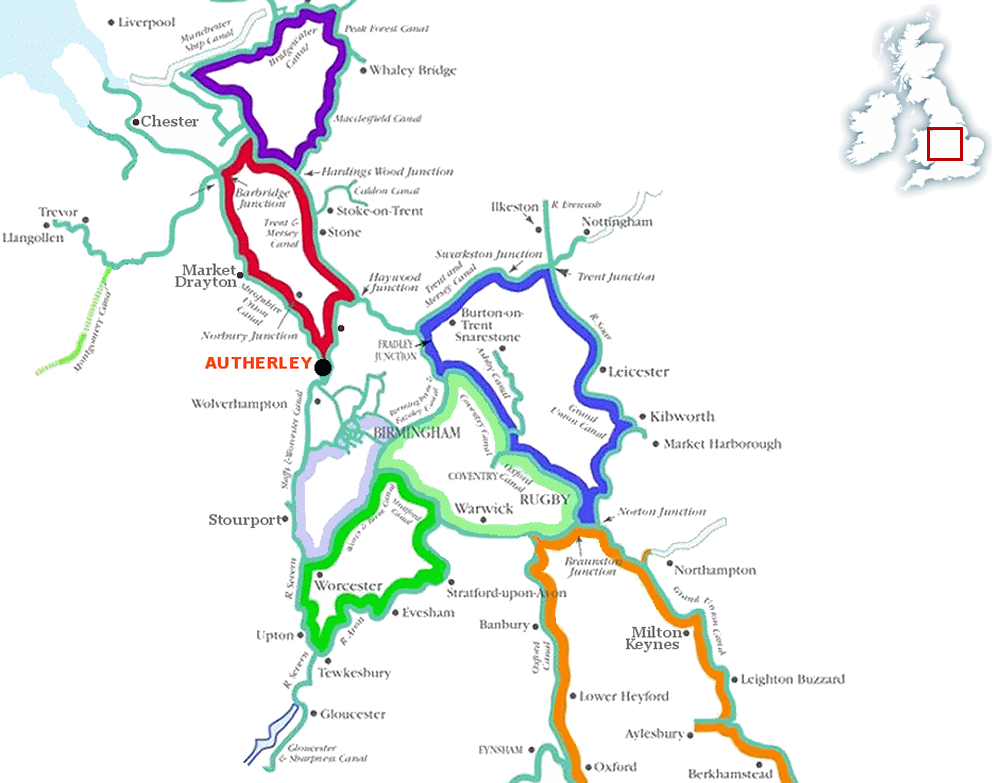 Autherley map