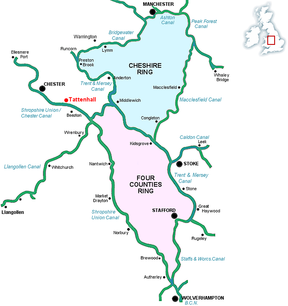 Tattenhall map